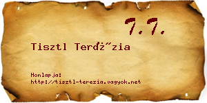 Tisztl Terézia névjegykártya